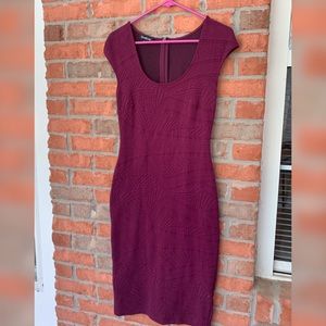 Bebe plum dress